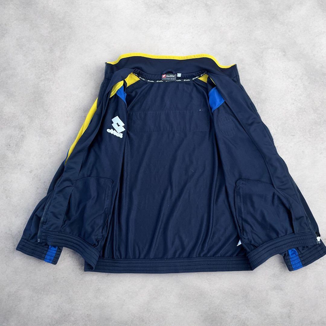 【希少】ロットLottoヴェローナ トラックトップ サッカー 刺繍ワッペン2XL