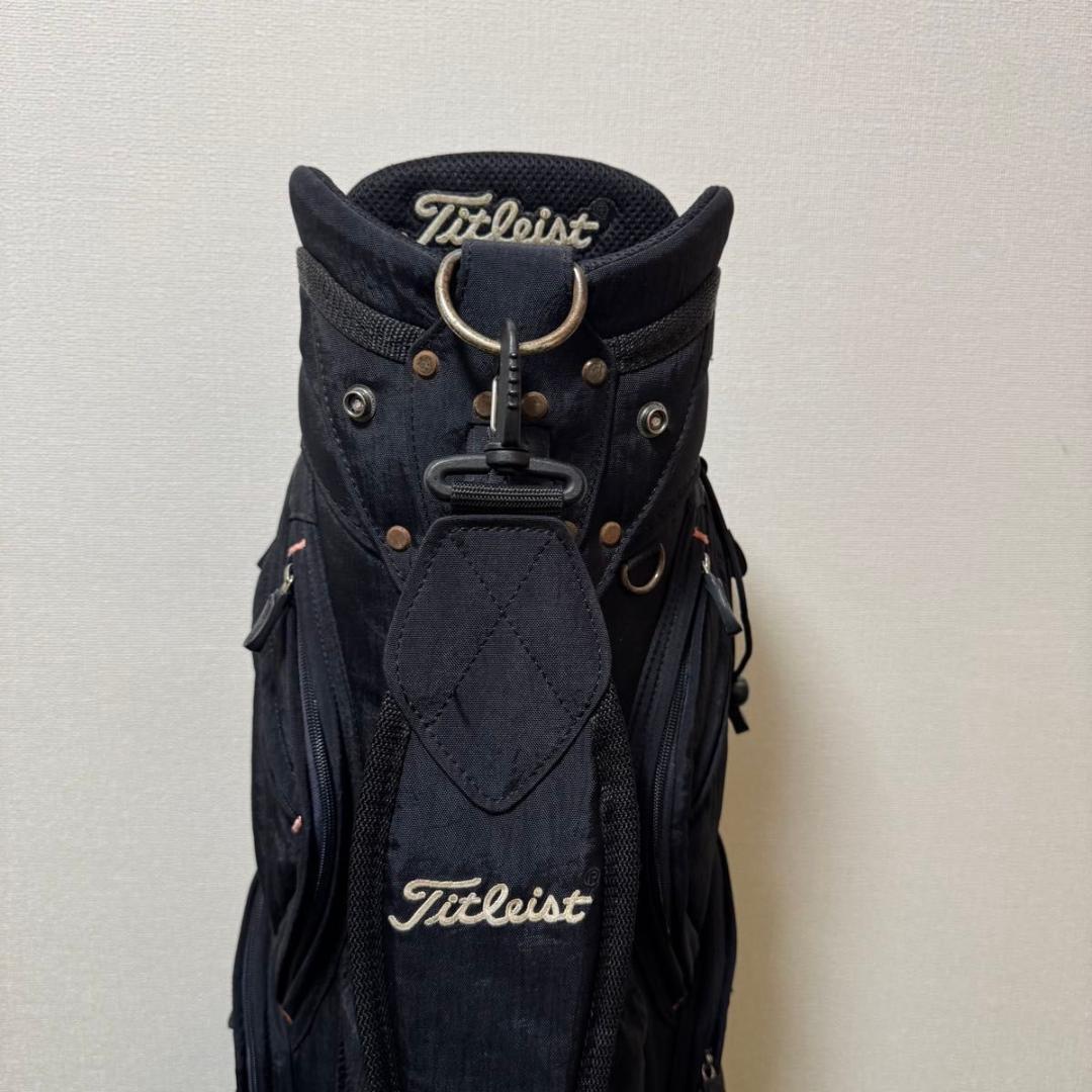 Titleist タイトリスト ナイロン 軽量 キャディバッグ ゴルフバッグ
