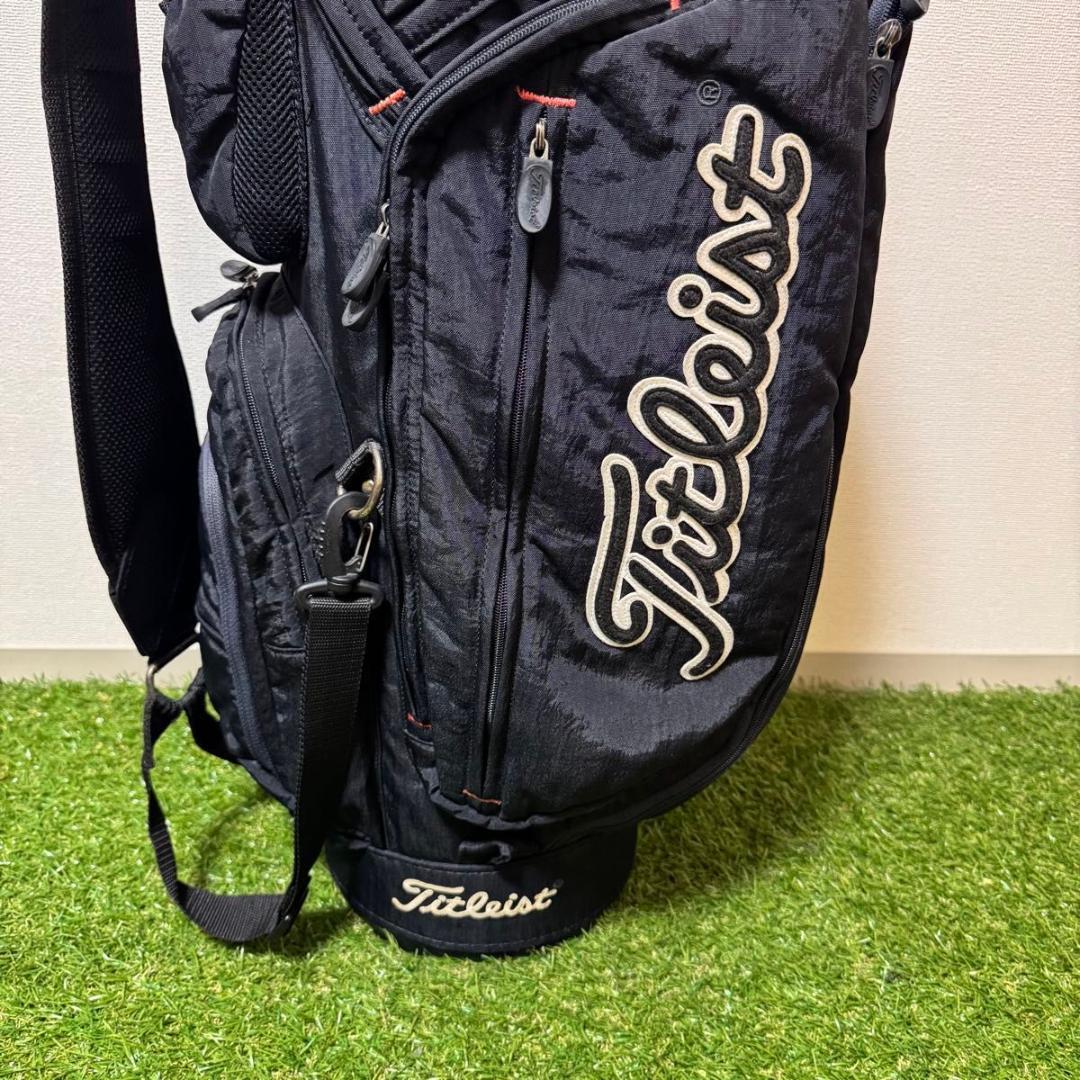 Titleist タイトリスト ナイロン 軽量 キャディバッグ ゴルフバッグ