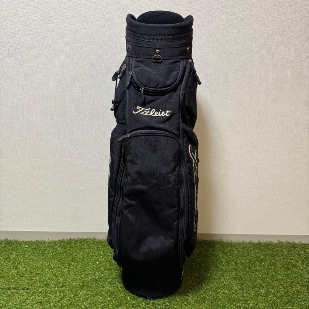 Titleist タイトリスト ナイロン 軽量 キャディバッグ ゴルフバッグ