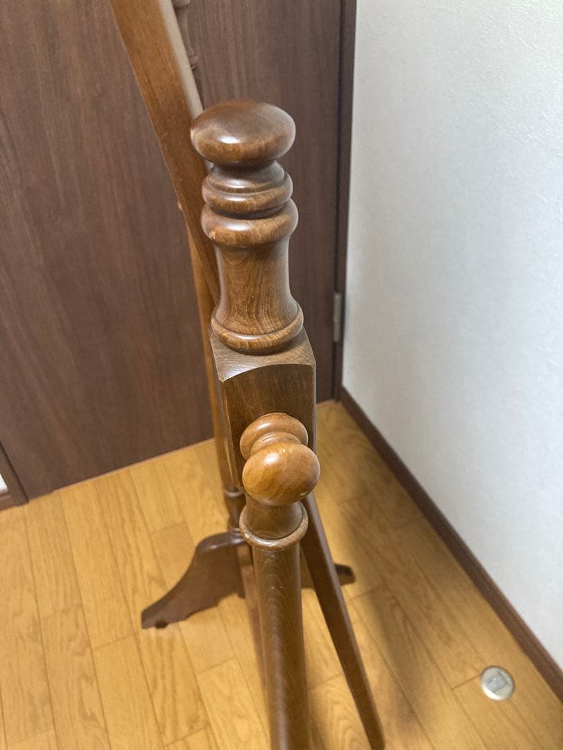 カリモク　姿見　鏡　スタンドミラー