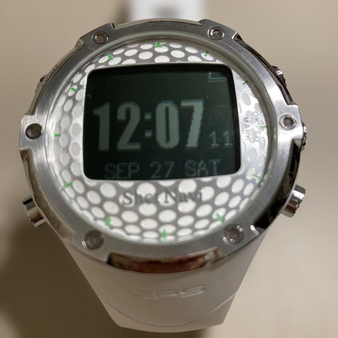 [新品] Shot Navi W1-FW GPSゴルフウォッチ ホワイト