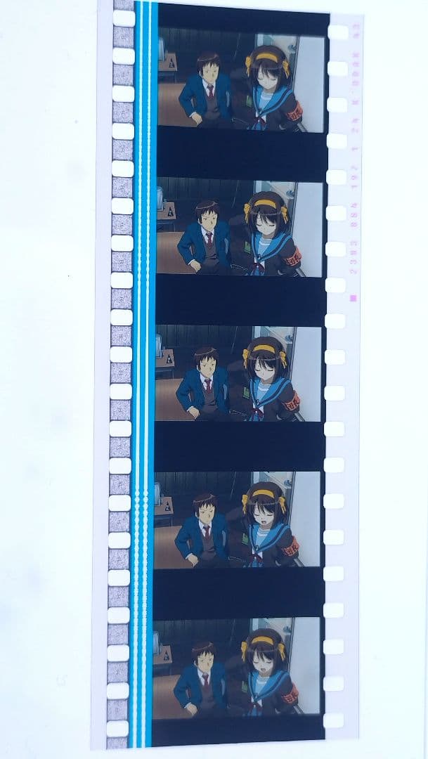 涼宮ハルヒの消失　リバイバル　特典 コマフィルム　ブックマーク　コマフィルム