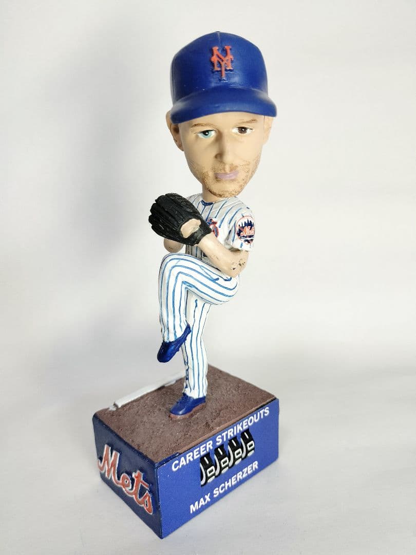 マックス・シャーザー／”K-カウンター”ボブルヘッド人形（メッツ・非売品）