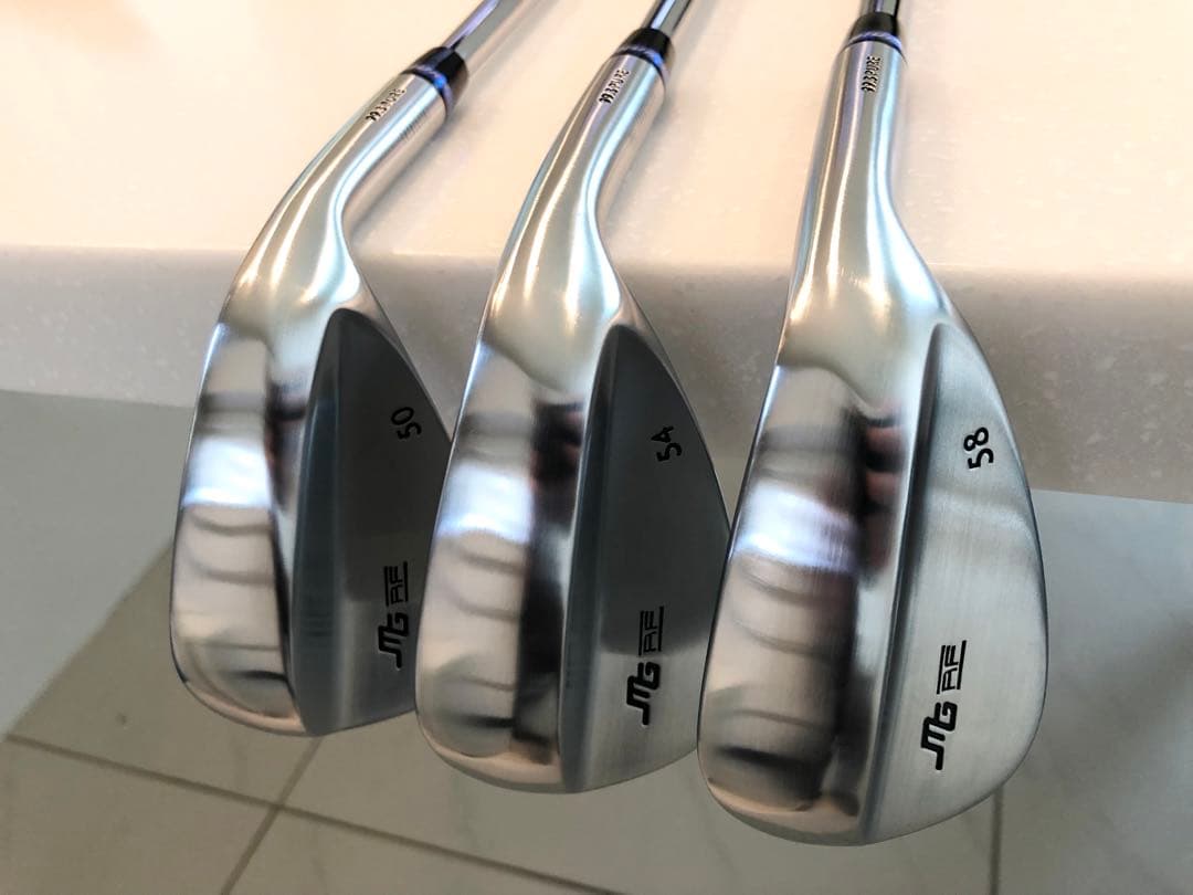 超超美品！　三浦技研　純鉄　RFウェッジ　50° 54° 58° 3本セット