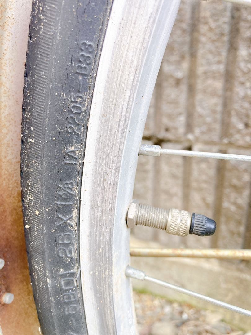 自転車　② シティサイクル　チャリ　タイヤ交換必要