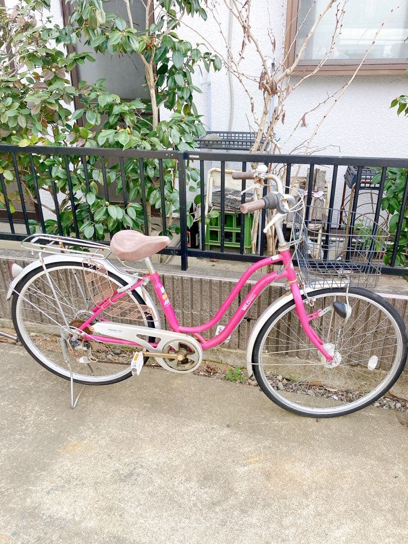 自転車　② シティサイクル　チャリ　タイヤ交換必要