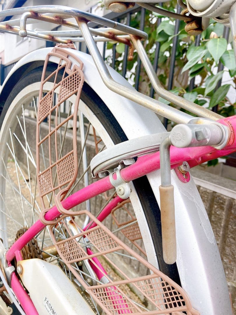 自転車　② シティサイクル　チャリ　タイヤ交換必要