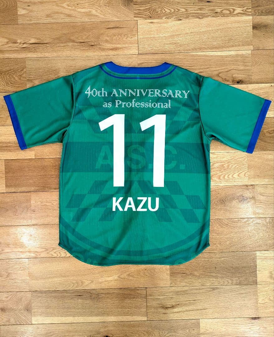 アトレチコ鈴鹿 三浦知良 プロ40周年記念 ベースボールシャツ