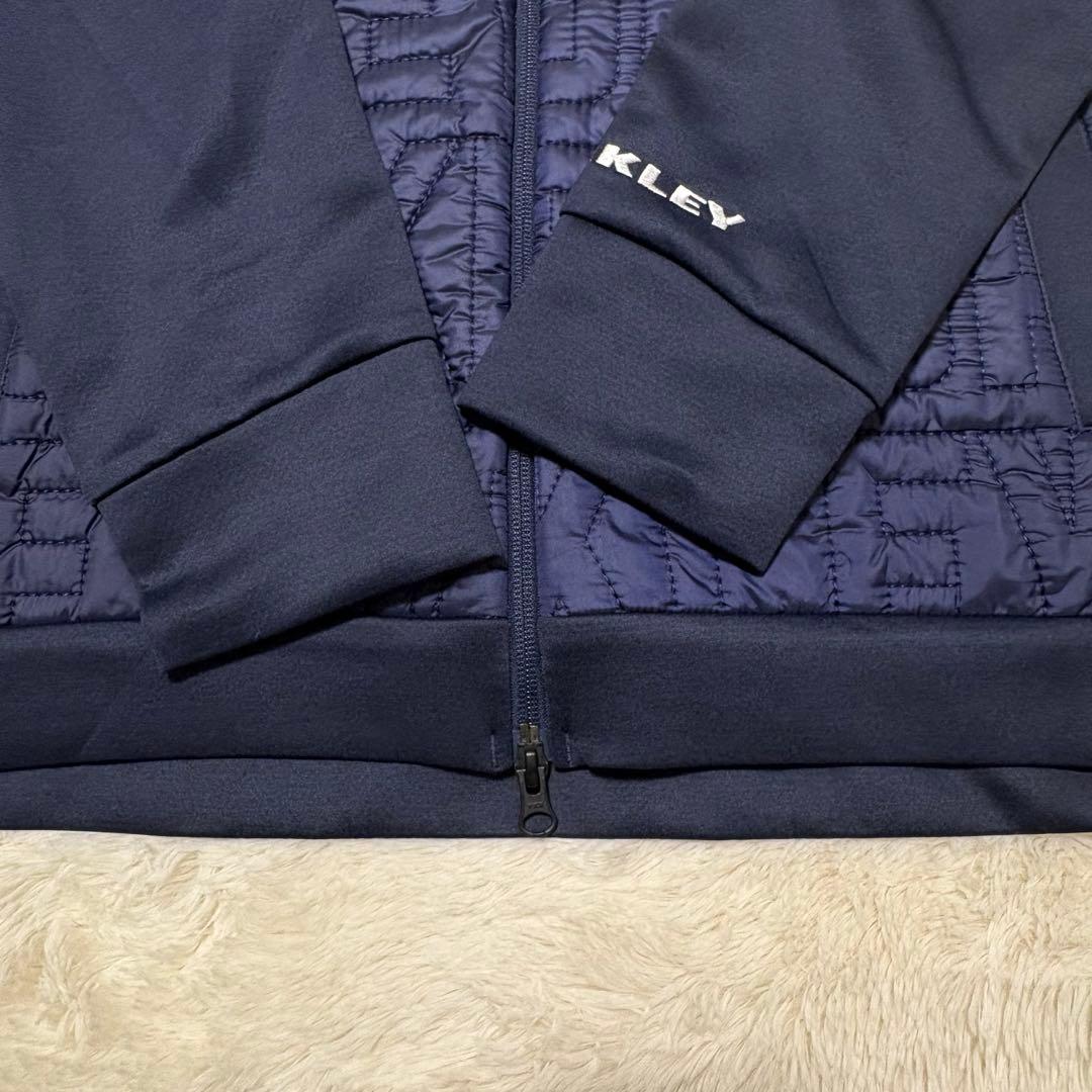 美品 OAKLEY ハイブリッドフリースジャケット ブルゾン ゴルフウェア
