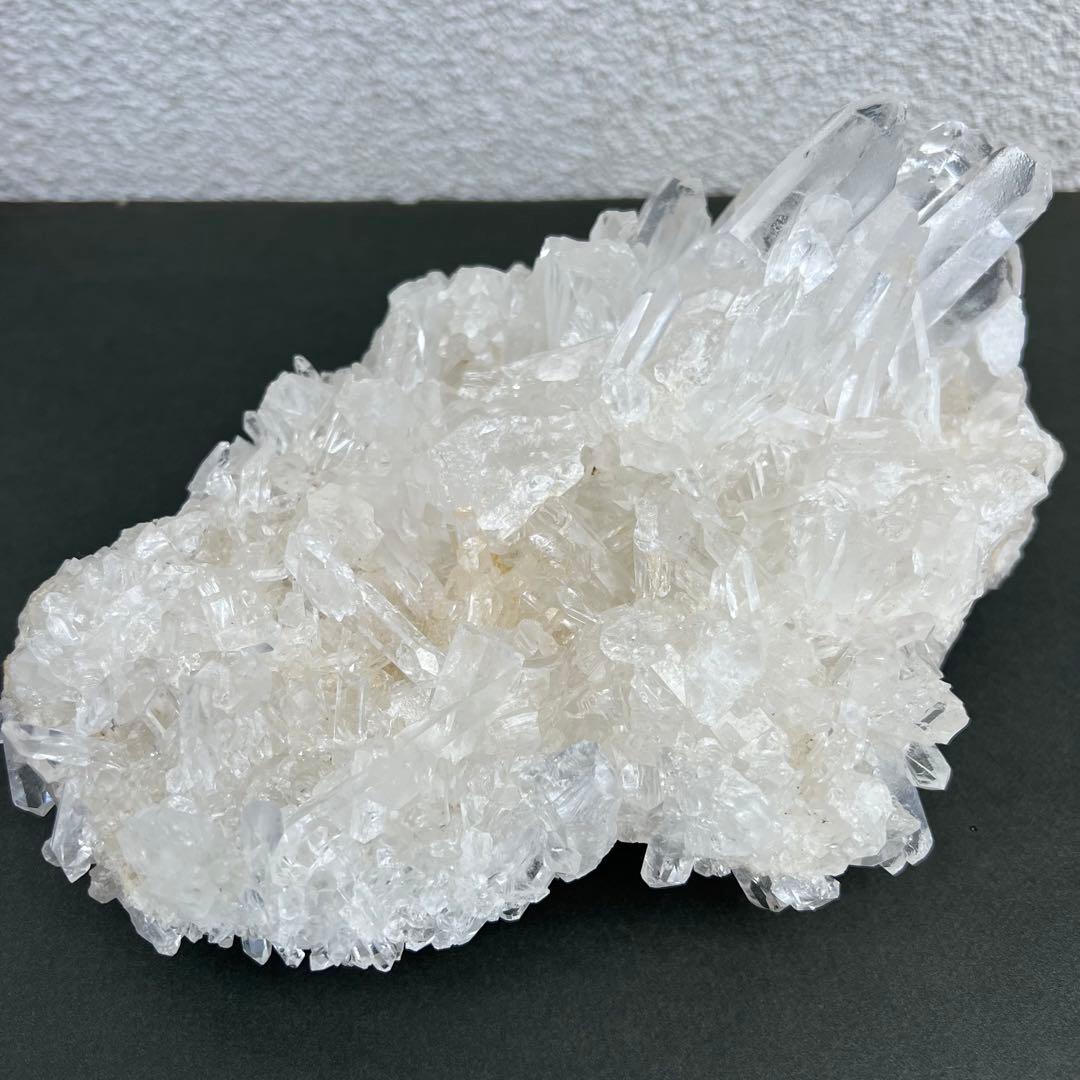 ✳️☆極煌の逸品☆✨高透明度 レインボー 水晶クラスター 天然石 原石 置物