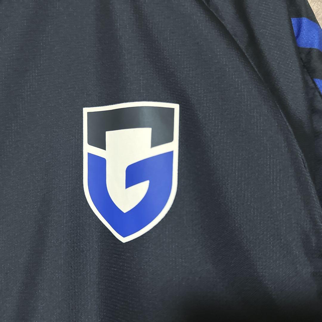 hummel ヒュンメル ガンバ大阪 STAFF ロゴ ナイロンジャケット M