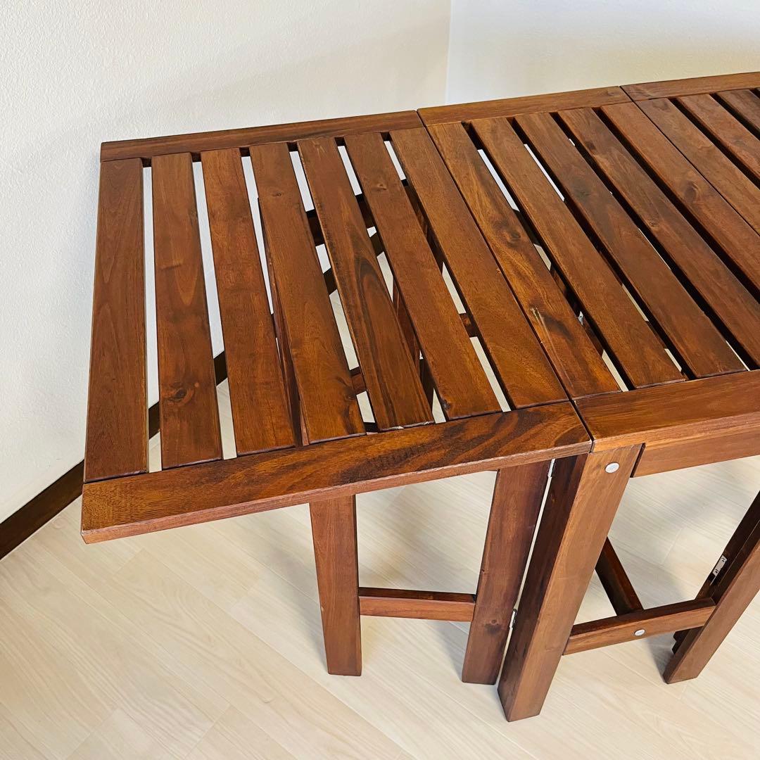 【希少廃盤品】IKEA ÄPPLARÖ エップラロー 折りたたみテーブル