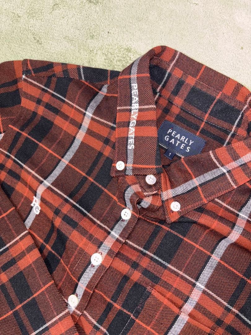 （美品）パーリーゲイツ 、グレンチェック柄シリーズ、セットアップ、サイズ1