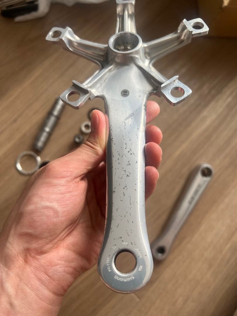 DURA-ACE シマノFC7701クランクセット トレンクル6500