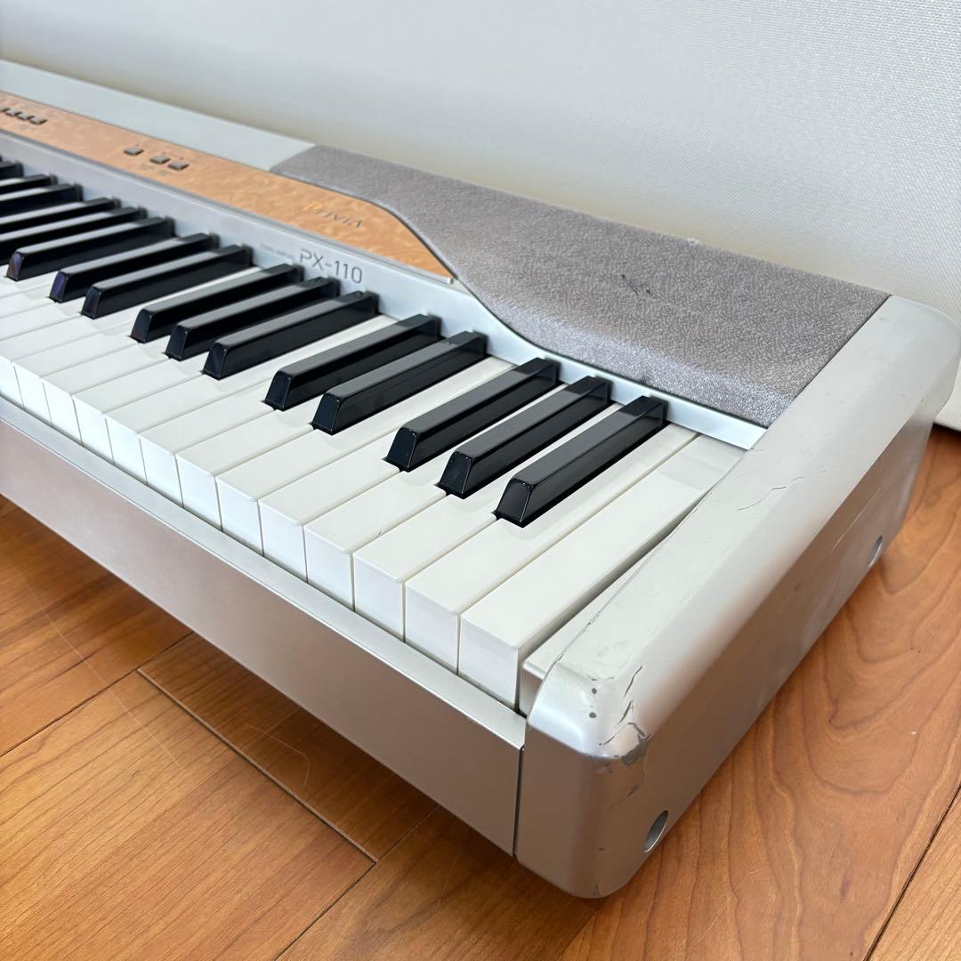 【美品】CASIO 電子ピアノ PX-110 88鍵 付属品一式 動作確認済