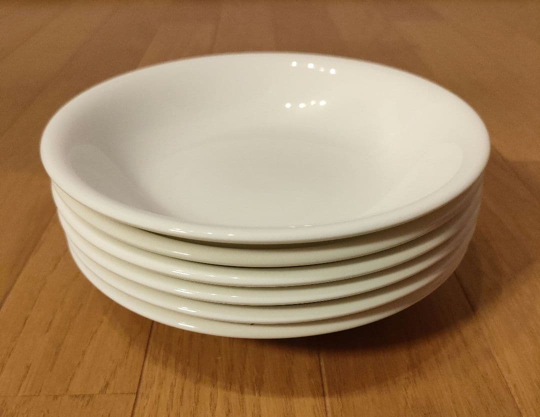 Noritake ノリタケ ホワイト 浅皿 6枚セット 約19cm ②
