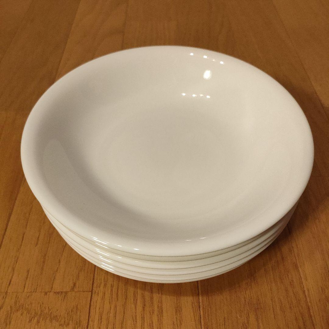 Noritake ノリタケ ホワイト 浅皿 6枚セット 約19cm ②