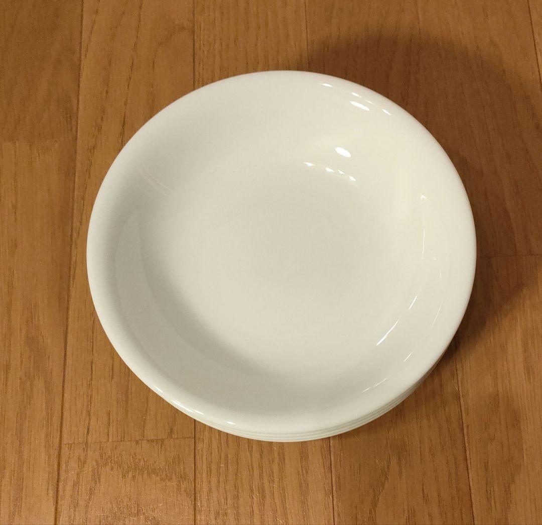 Noritake ノリタケ ホワイト 浅皿 6枚セット 約19cm ②