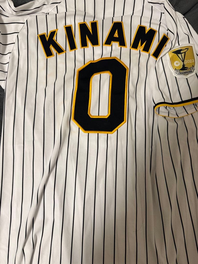 阪神タイガース チャンピオンユニフォーム 2023 木浪 Oサイズ