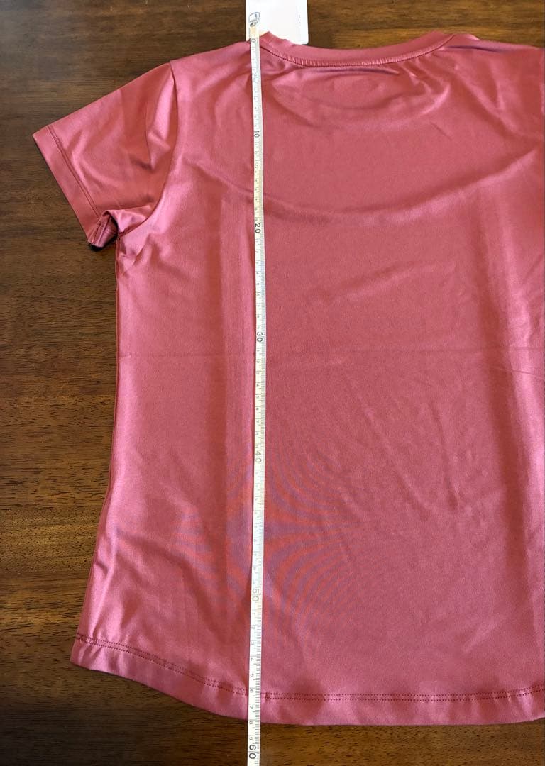 新品！タグ付き！アドミラル　フロントピンタックTシャツM赤系
