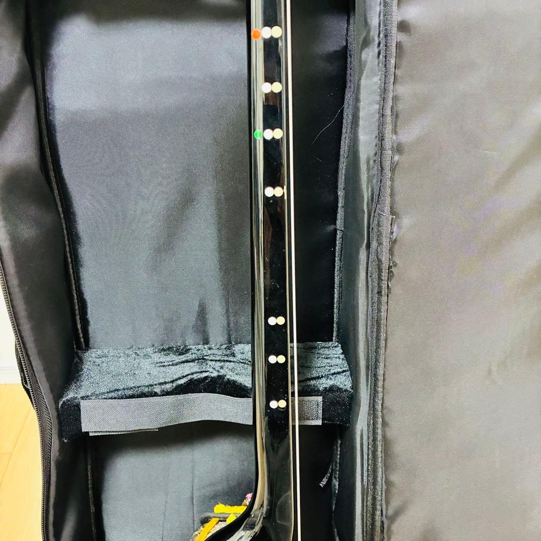【美品】沖縄三線 入門用 初心者向け 人工皮 合皮 三味線 琉球和楽器