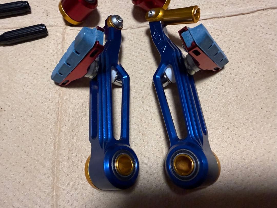 RIDEA CLV2 インチアップ対応 ロングアームＶブレーキ 前後セット