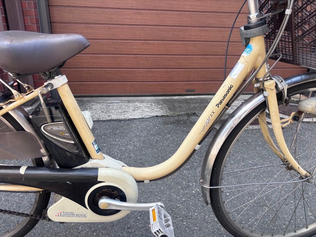 Panasonic 電動アシスト自転車 クリーム色