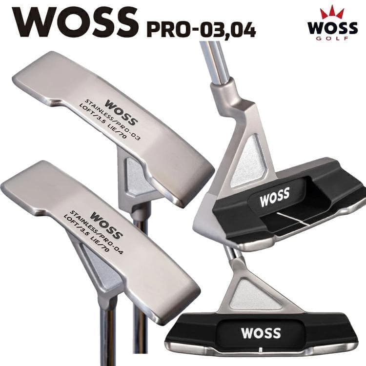 新品 WOSS ウォズ PRO-03 パター ピン型 ヒールネック 34インチ