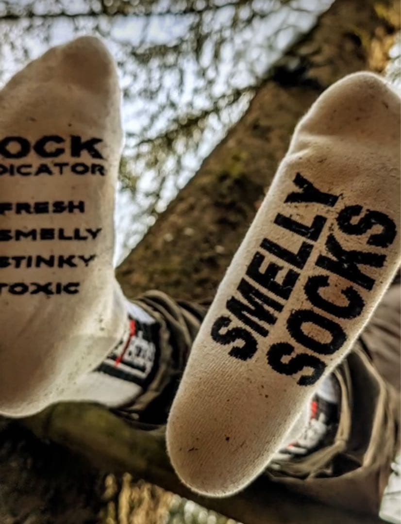 欧米限定　新品未使用Sk8erboy SMELLYSOCKS ソックス ホワイト