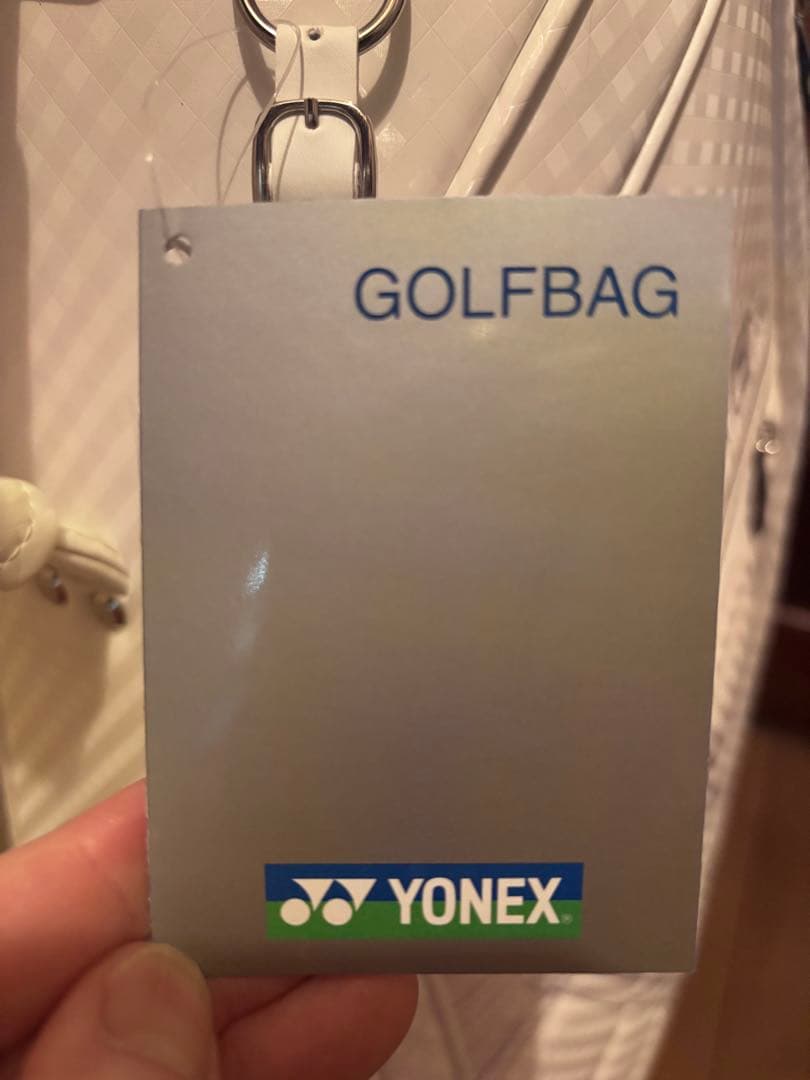 YONEX ホワイト キャディバッグ
