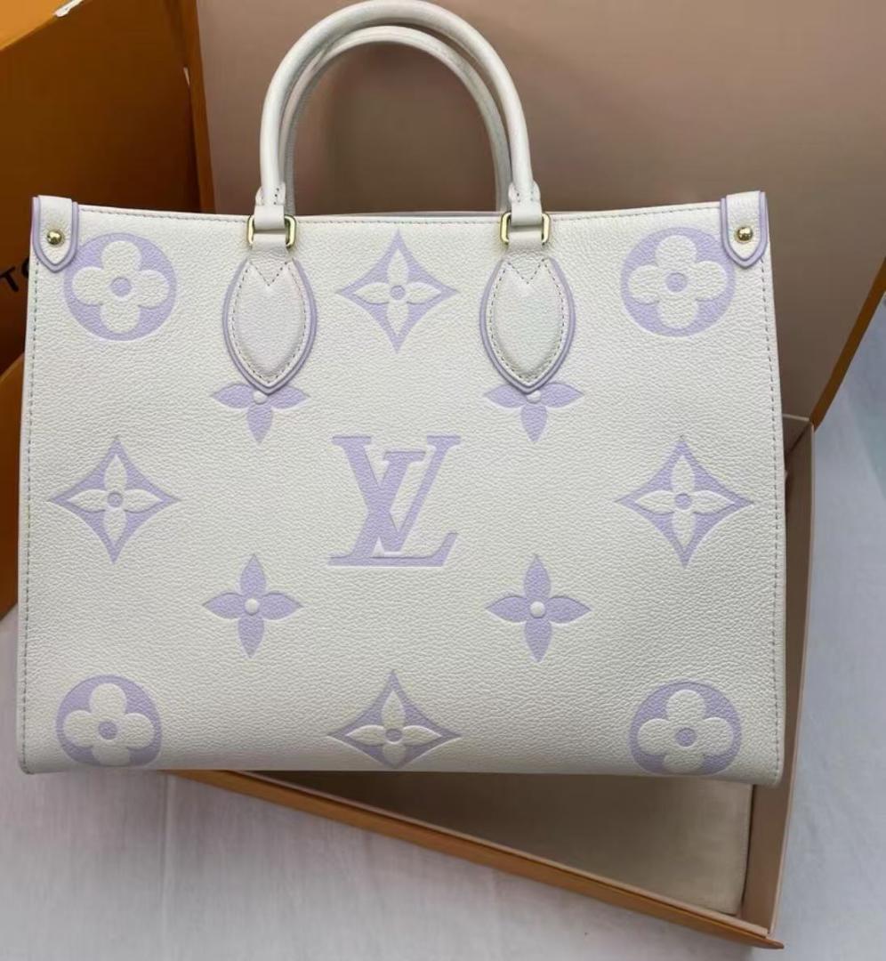 Louis Vuitton トートバッグ ホワイト ラベンダー fr