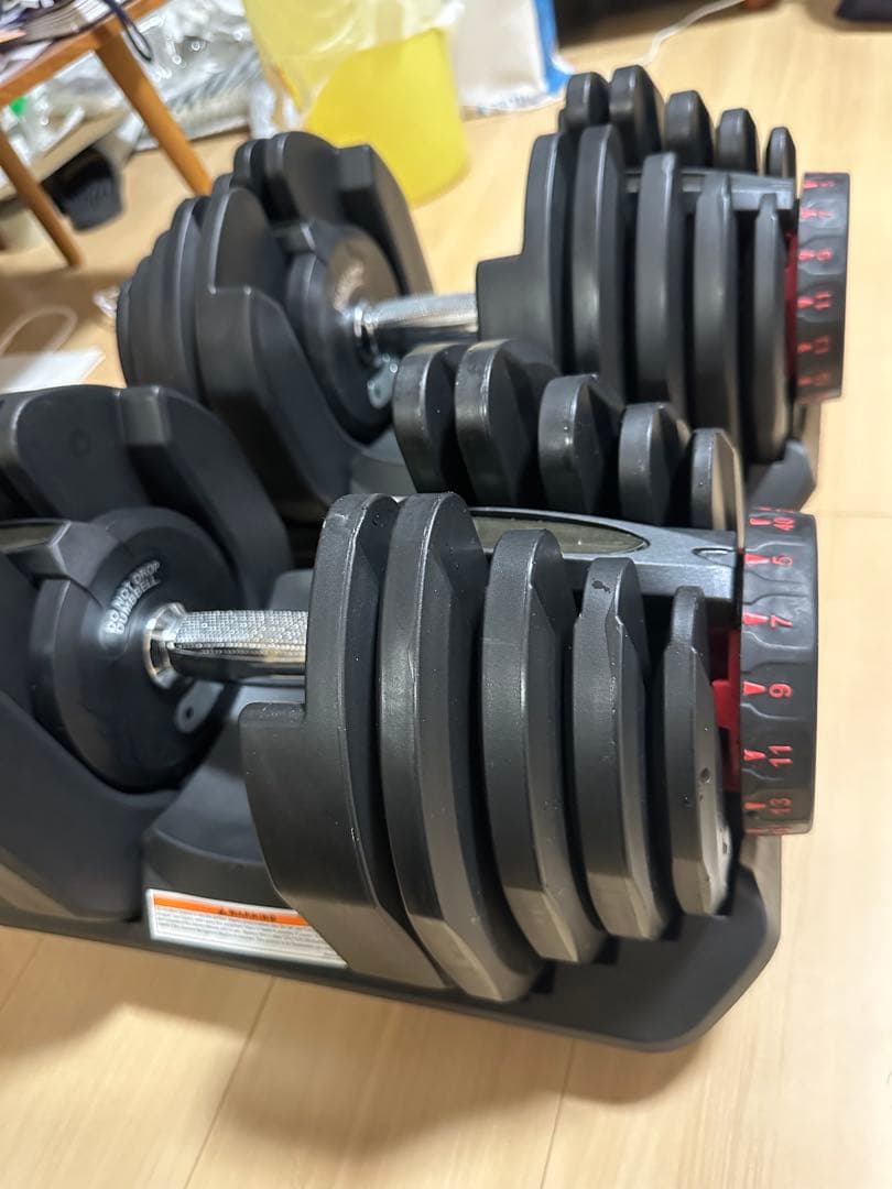 ②写真下側ダンベル 可変式 40kg 2個セット 多機能