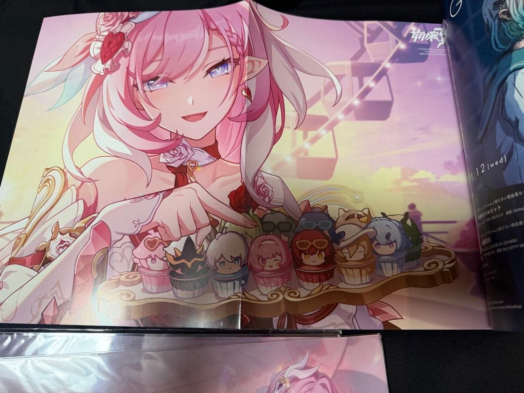崩壊3rd 雑誌PASH! エリシア 誕生日記念アクリルパネル セット