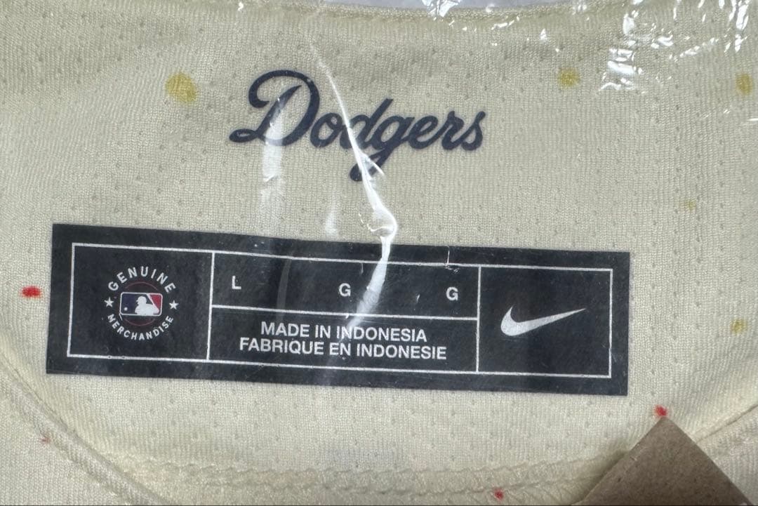 大谷翔平Nike ロサンゼルスドジャース　ユニフォーム シティコネクト　Lサイズ