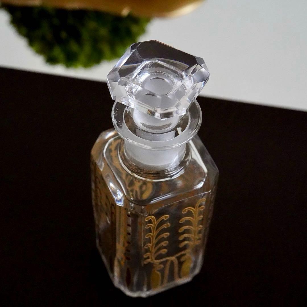 24金彩 香水瓶★オールドバカラ BACCARAT Piver★極希少レア★美品