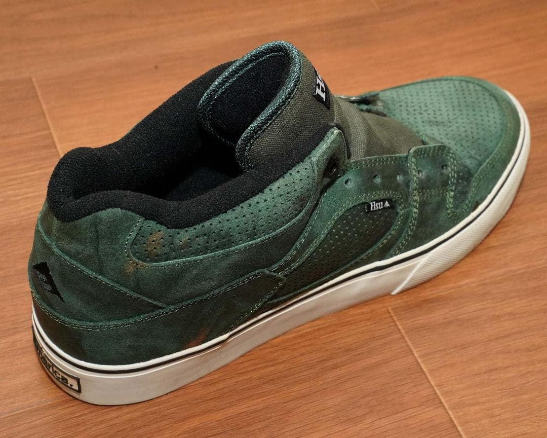 emerica hsu グリーン　27cm　デッドストック　新品　サンプル