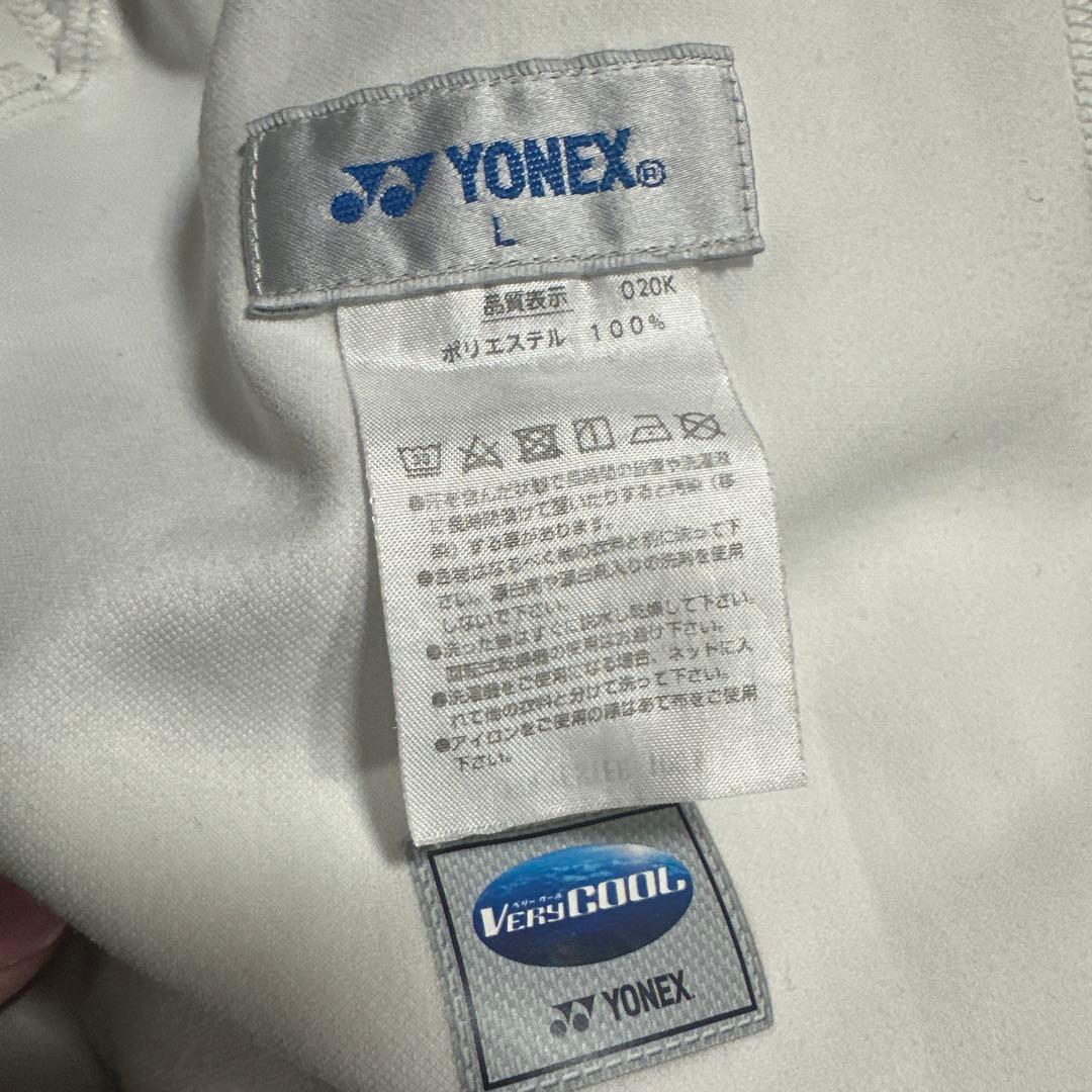 YONEX バドミントン　ハーフパンツ Lサイズ　ホワイト