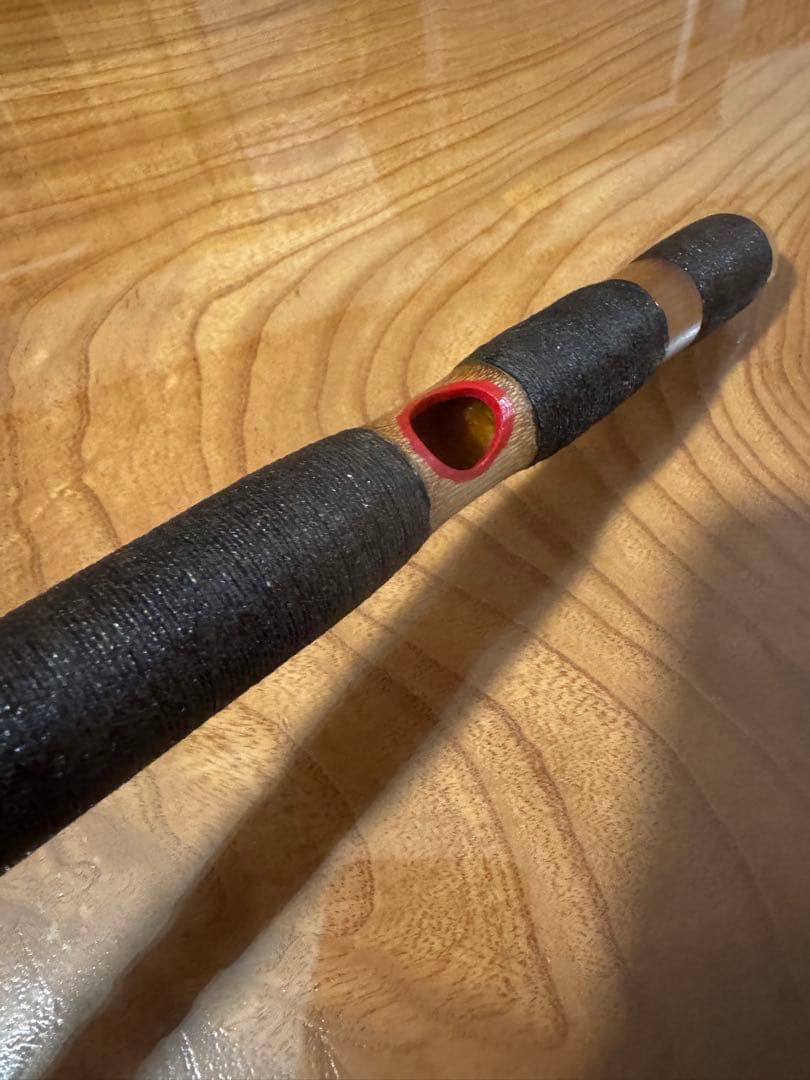 龍笛 竹製 煤竹 和楽器 雅楽