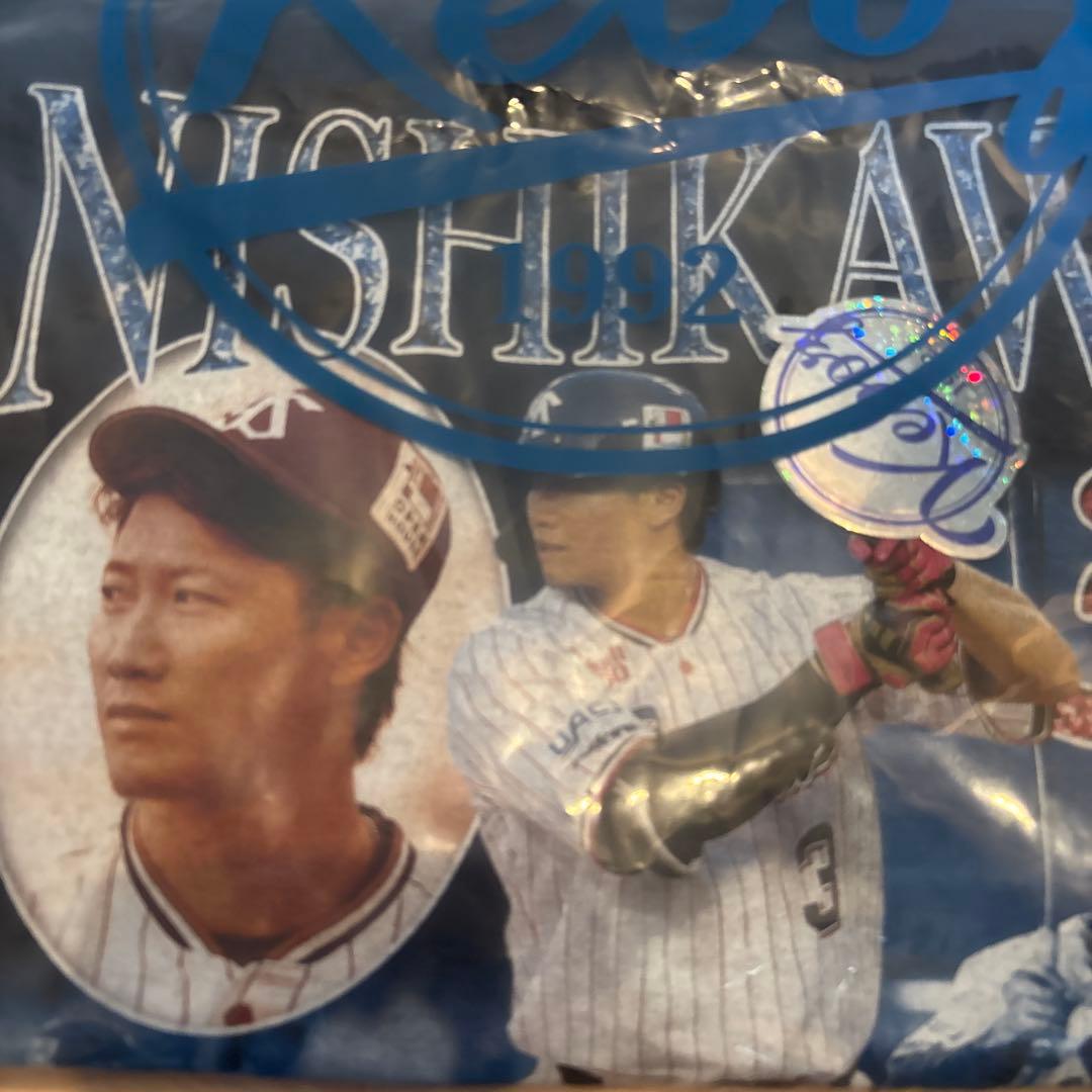 レア☆匿名　西川遥輝　ヤクルトスワローズ　日本ハムファイターズ　tシャツS