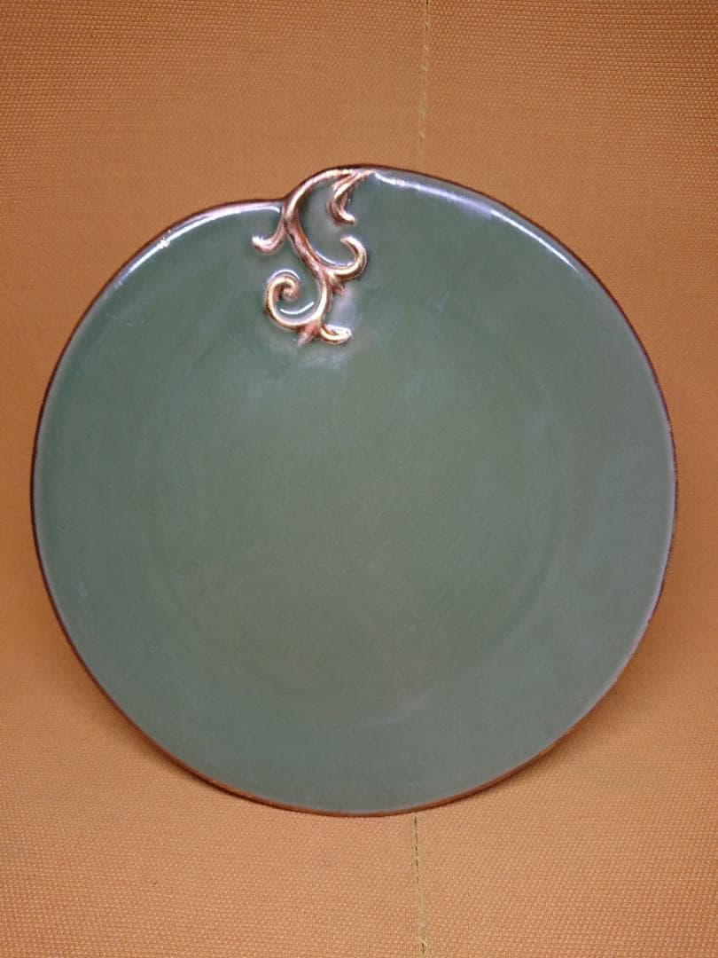 トレー　皿　陶器　ヨーロッパ　置物　インテリア　工芸品　美術品　A1673