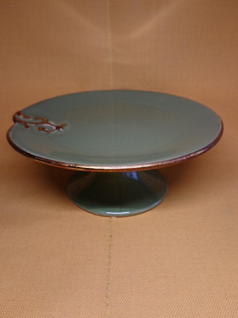 トレー　皿　陶器　ヨーロッパ　置物　インテリア　工芸品　美術品　A1673