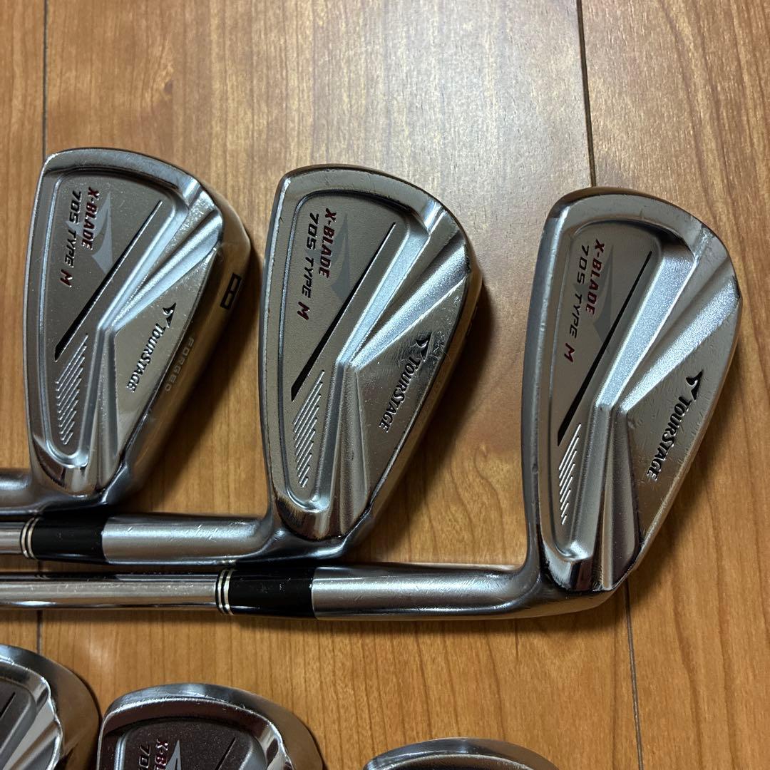 名器705 TYPE M アイアン6本セット+4番 ダイナミックゴールドS200