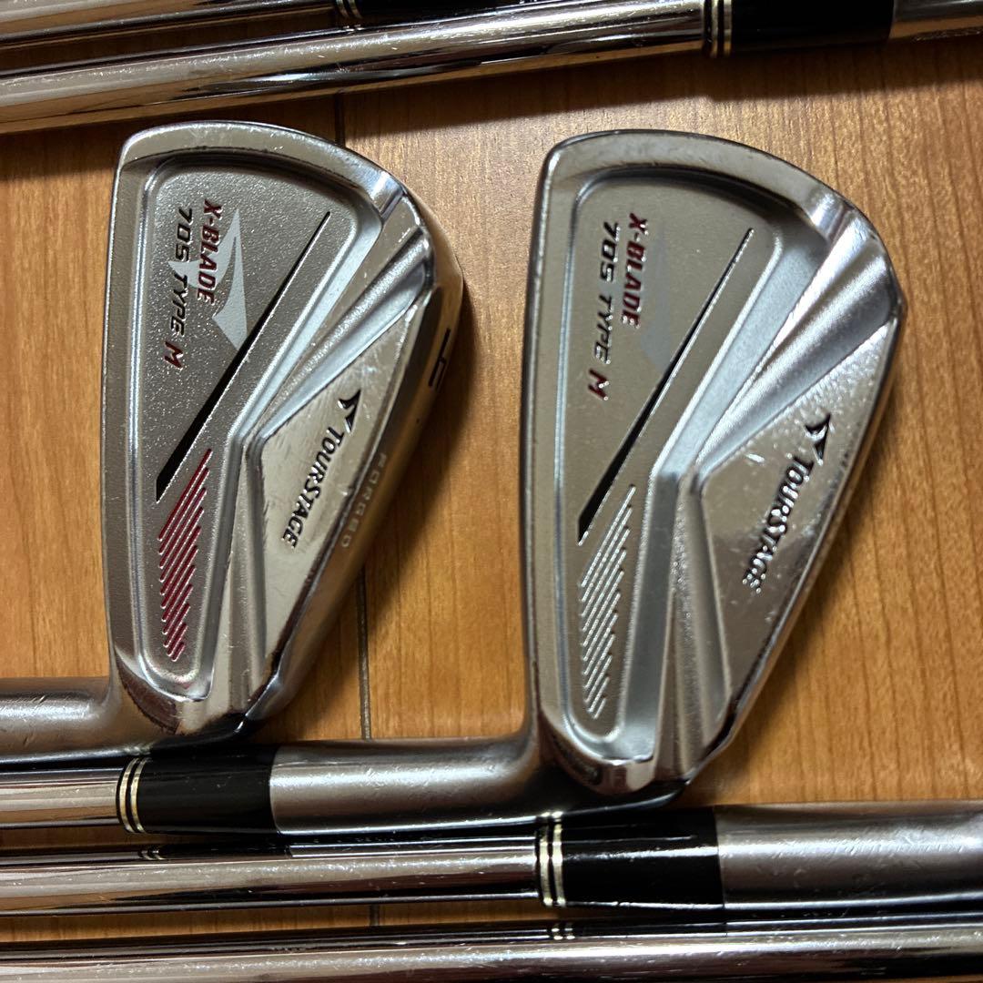 名器705 TYPE M アイアン6本セット+4番 ダイナミックゴールドS200