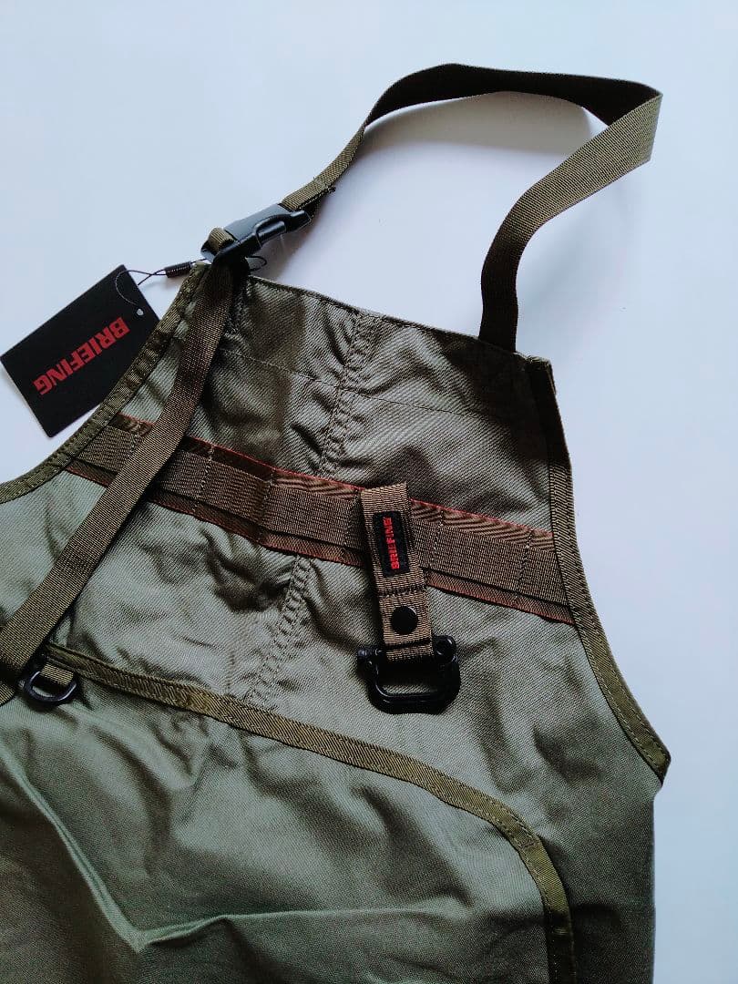 新品タグ付 BRIEFING TOOL APRON ツールエプロン 緑 オリーブ