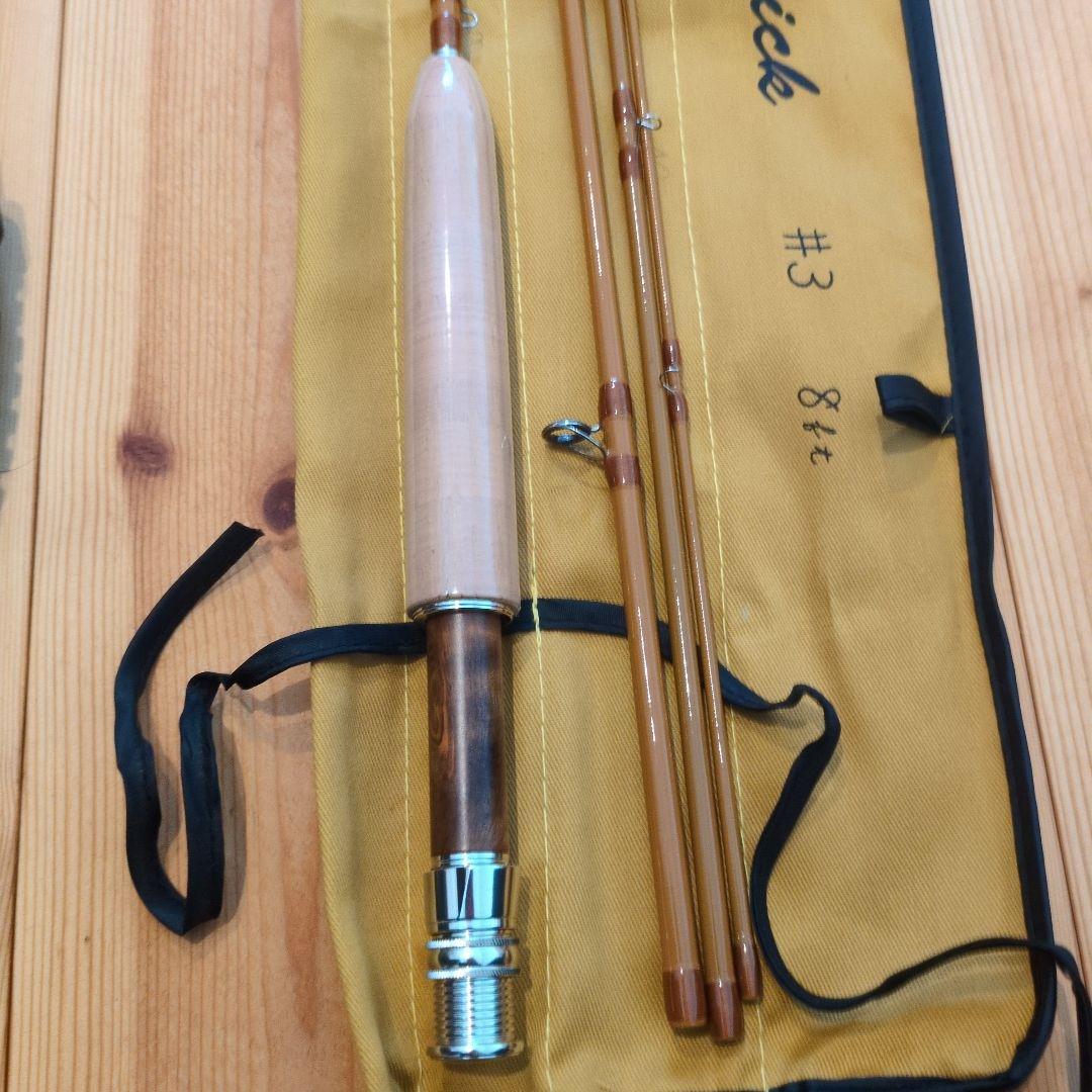 【新品】K.Bullet Quick #3 8'0\" フライロッド