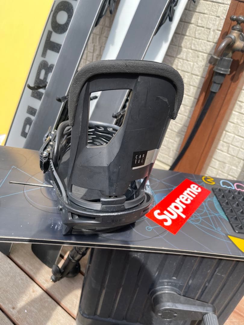 Burton カスタム スノーボード バインディング付き　キャンバー