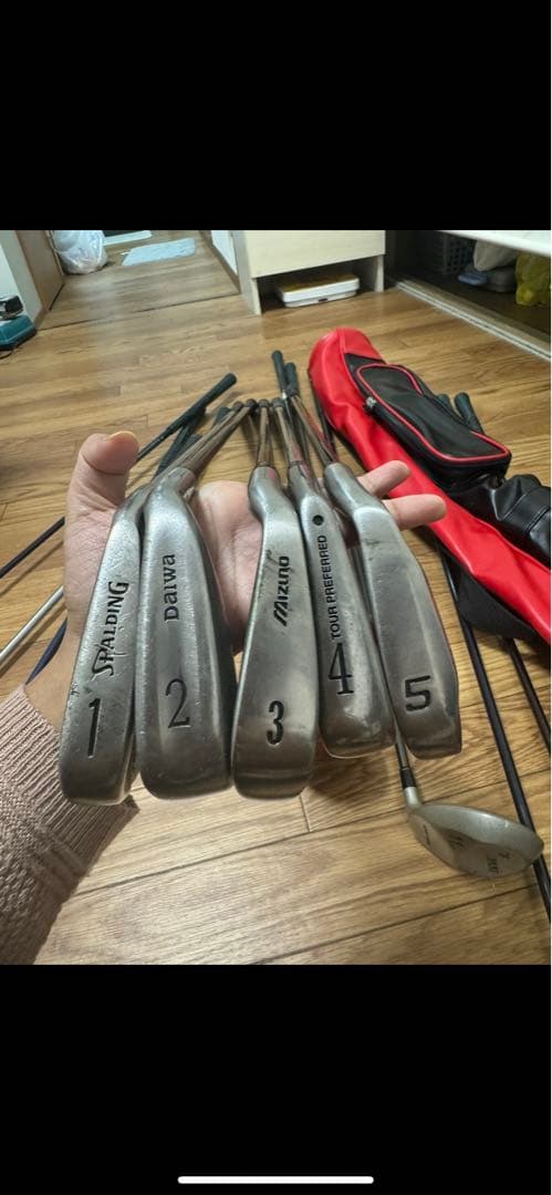 Golfクラブセット 中古 Mizuno他 バッグ付