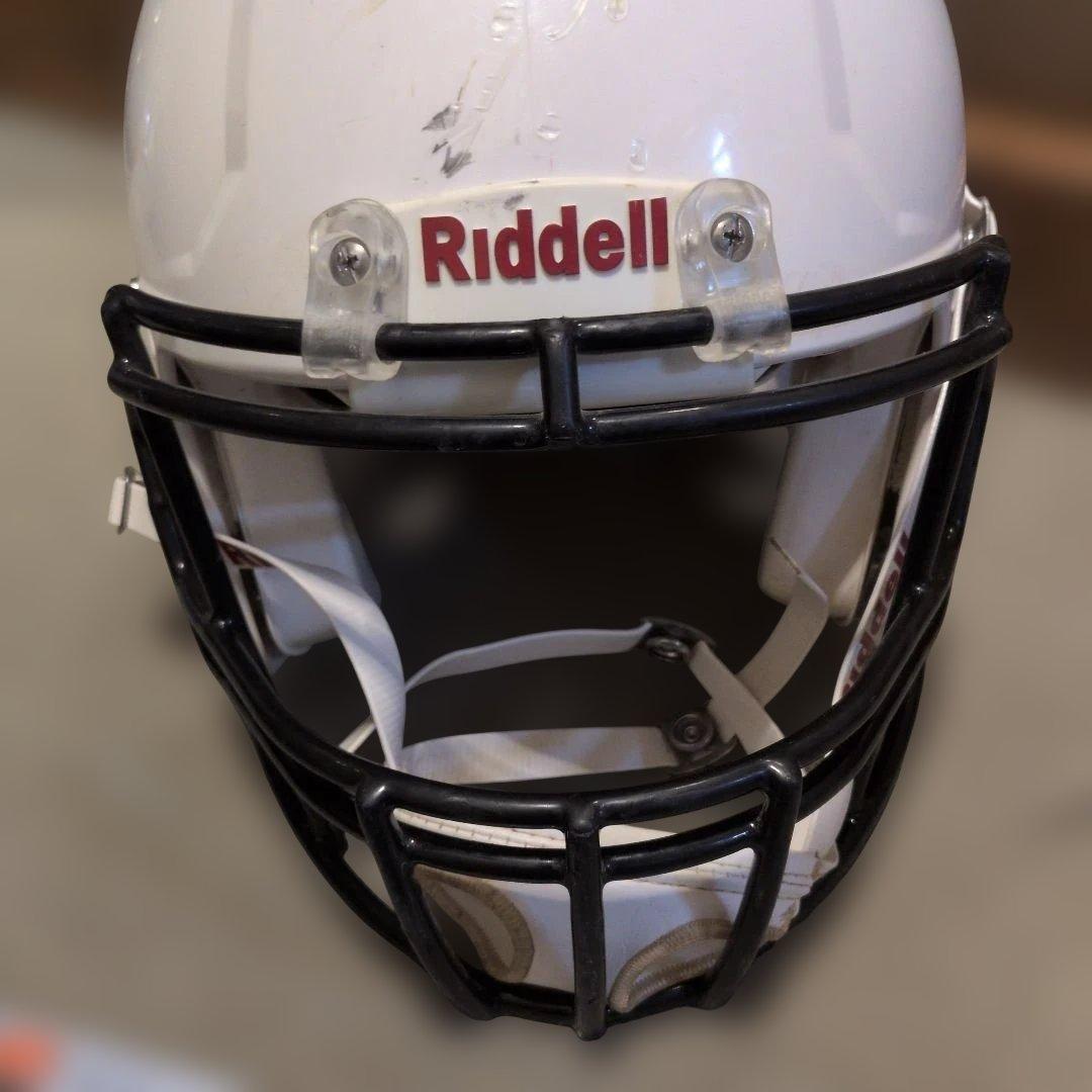 Riddell アメリカンフットボール ヘルメット ホワイト　Lサイズ