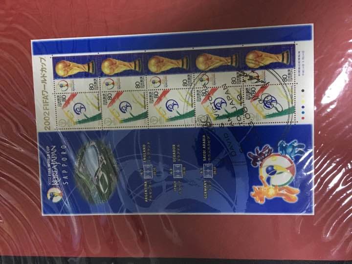 FIFA World Cup 日韓 ベッカム夫妻限定切手 TBC